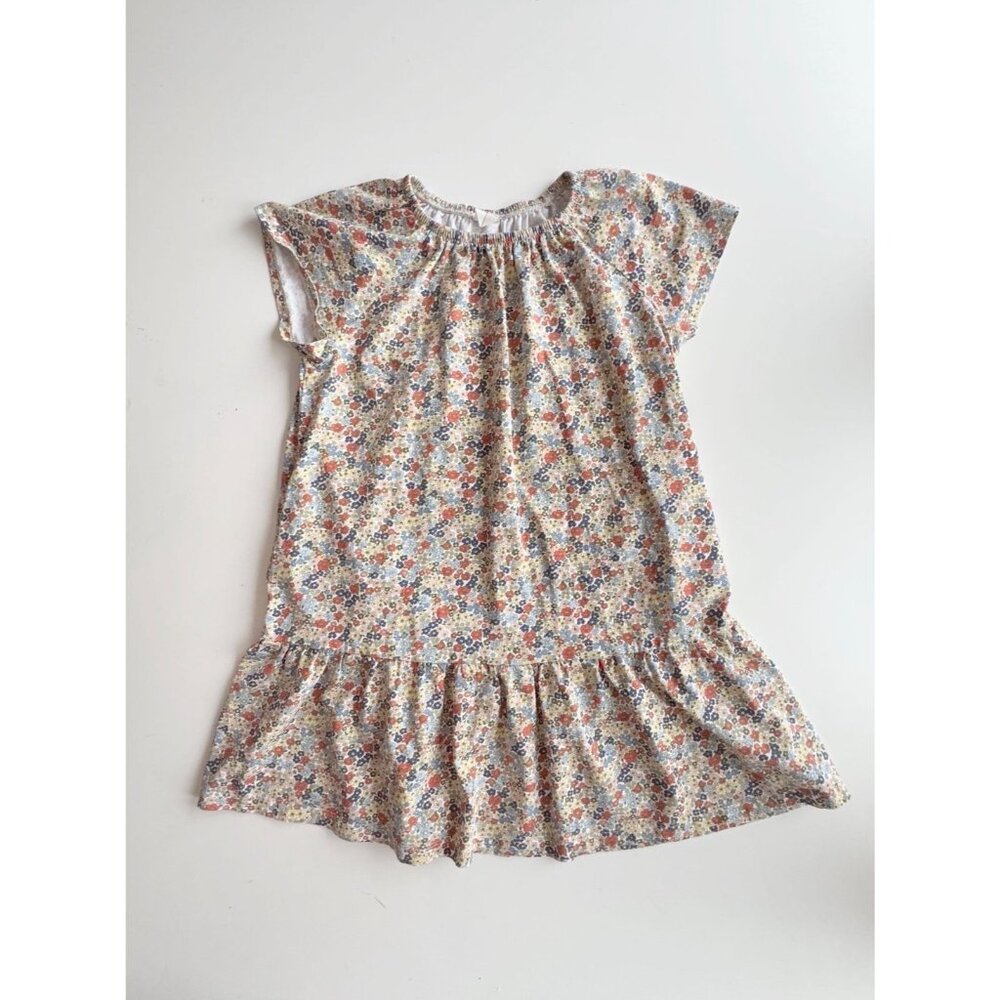 Girls' ARKET Floral Cotton Jersey Relaxed A-Line Tent Dress, Size 7-8